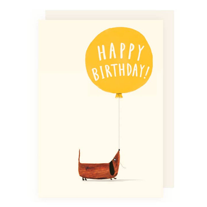 Karte alles Gute zum Geburtstag Dachshund