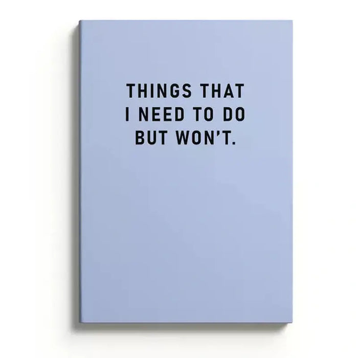 A5 Notebook -Dinge, die ich tun muss