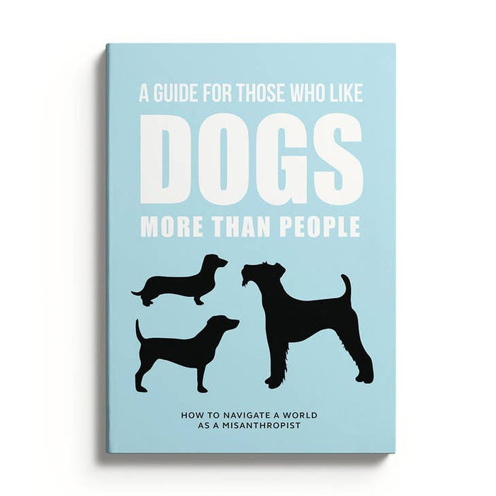 A5 -Notizbuch wie Hunde mehr als Menschen
