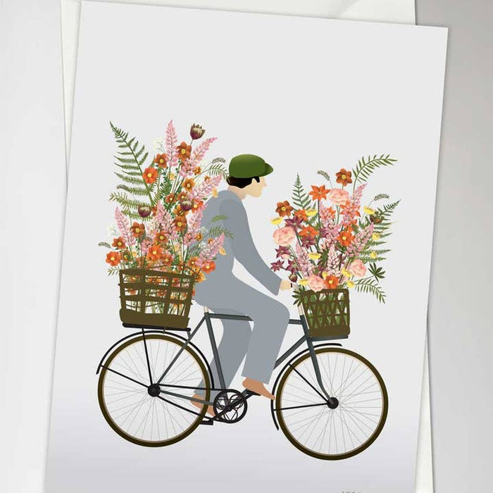 MAP -Fahrrad mit Blumen