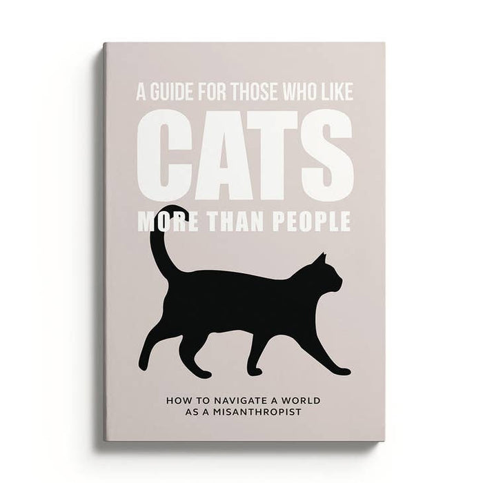 A5 -Notizbuch wie Katzen mehr als Menschen als Menschen