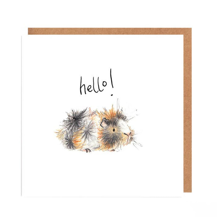 Karte Hallo! | Ruby -Meerschweinchen